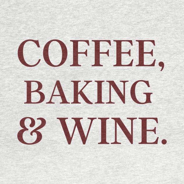 coffee baking & wine by Yasdey